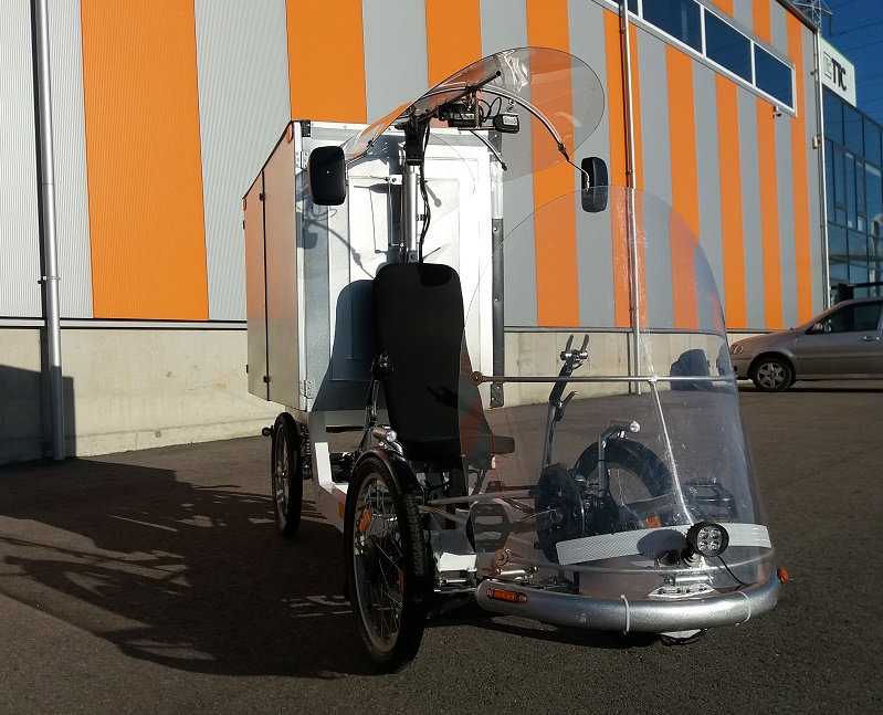 VeloOne cargo velomobile prototype